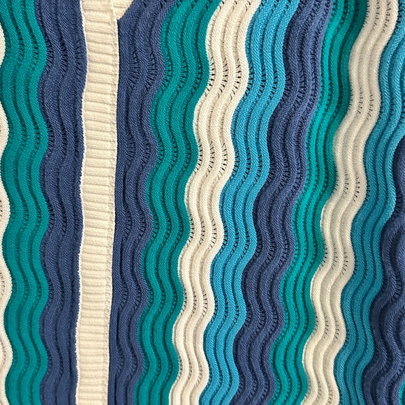 Tuckernuck Aqua Wavy Sammie Mini Dress - Picture 4 of 4